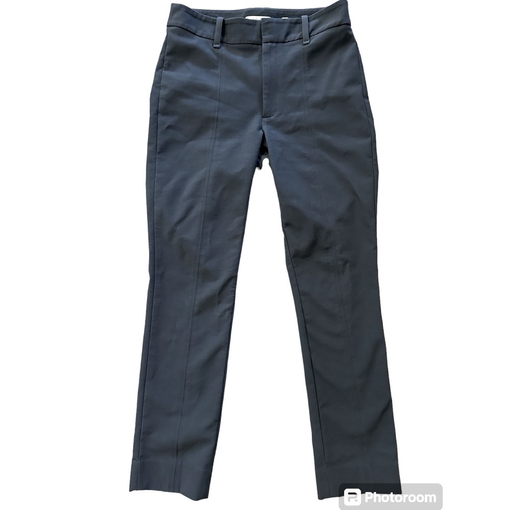 Vince Cotton Blend Straight Leg Trousers Size 10